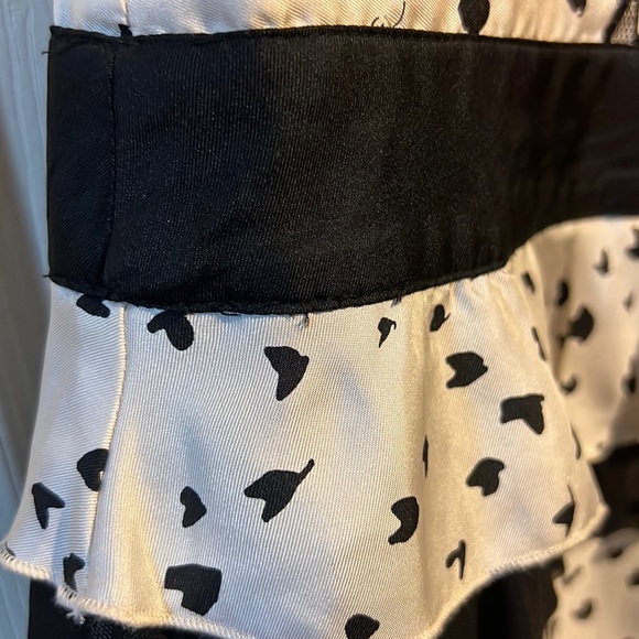 NWT $129 bebe | Silk | Franki | Peter Pan Collar Hearts Dress | Size M - Picture 8 of 16